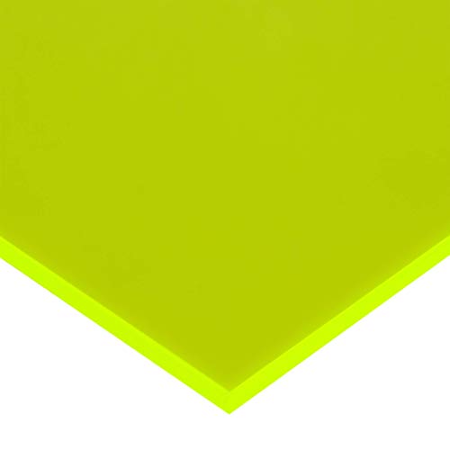 in-outdoorshop Zuschnitt Acrylglas Platte, fluoreszierend, in unterschiedlichen Farben (500mm x 600mm x 3mm, grün fluoreszierend) von IN-OUTDOORSHOP.DE FUN SEA BIKE SNOW FIRE