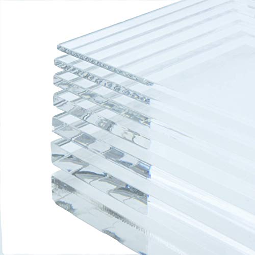 in-outdoorshop Acrylglas PMMA Zuschnitt Platte transparent klar durchsichtig Materialstärke und Größe wählbar (500mm x 1000mm, 6mm Stärke) von IN-OUTDOORSHOP