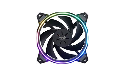 IN WIN CASE FAN 120MM 3-RGB SET/SIRIUS LOOP X3 FÜR Desktop-Gehäuse, 120 x 120 x 25 mm, 50 CFM, 3W, 12V, 4-polig PWM 500-1800 U/min, max. 27 dB(A), Schwarz von IN WIN