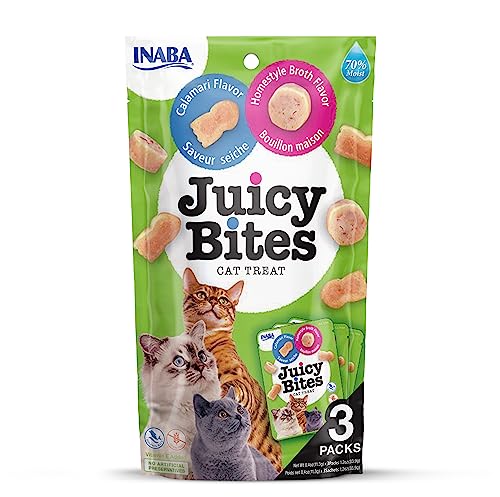 INABA Juicy Bites Reich an Hähnchen und Thunfisch Katzenleckerlis | Grain Free, No Sugar, No by-Products, Premium Cat Treats from Japan 33.9 g (1er Pack) von INABA