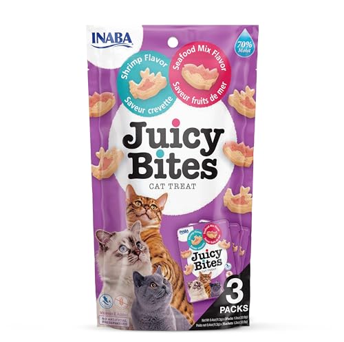 INABA Juicy Bites Reich an Hähnchen und Thunfisch Katzenleckerlis | 98% Hühnerfleich 29% Protein | Grain Free, No Sugar, No By-products, Premium Cat Treats from Japan 33.9 g (1er Pack) INABA Juicy Bites Reich an Hähnchen und Thunfisch Katzenleckerlis | 98% Hühnerfleich 29% Protein | Grain Free, No Sugar, No By-products, Premium Cat Treats from Japan 33.9 g (1er Pack) von INABA