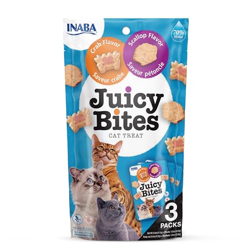 INABA Juicy Bites Reich an Hähnchen und Thunfisch Katzenleckerlis | 98% Hühnerfleich 29% Protein | Grain Free, No Sugar, No By-products, Premium Cat Treats from Japan 33.9 g (1er Pack) INABA Juicy Bites Reich an Hähnchen und Thunfisch Katzenleckerlis | 98% Hühnerfleich 29% Protein | Grain Free, No Sugar, No By-products, Premium Cat Treats from Japan 33.9 g (1er Pack) von INABA