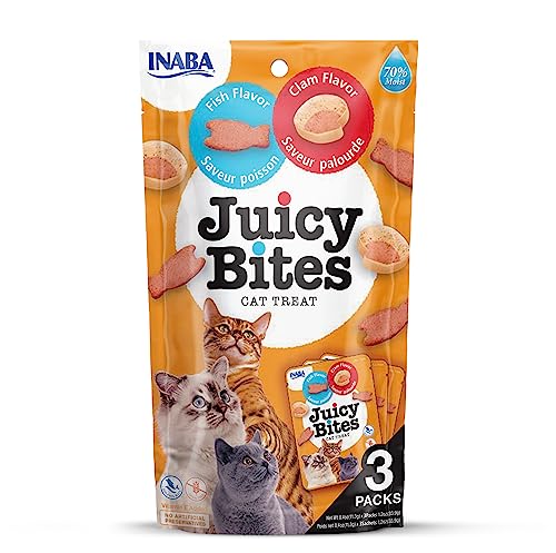 INABA Juicy Bites Reich an Hähnchen und Thunfisch Katzenleckerlis | 98% Hühnerfleich 29% Protein | Grain Free, No Sugar, No by-Products, Premium Cat Treats from Japan 33.9 g (1er Pack) INABA Juicy Bites Reich an Hähnchen und Thunfisch Katzenleckerlis | 98% Hühnerfleich 29% Protein | Grain Free, No Sugar, No by-Products, Premium Cat Treats from Japan 33.9 g (1er Pack) von INABA