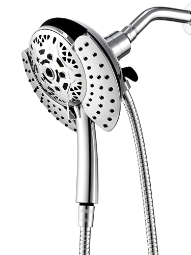 Duschkopf mit Handheld Hochdruck: INAVAMZ Handbrause & Regenduschkopf 2-in-1 Duschkopf mit 59 Zoll drehbarem Edelstahlschlauch, erfüllt cUPC- und CEC-Zertifizierung Duschkopf mit Handheld Hochdruck: INAVAMZ Handbrause & Regenduschkopf 2-in-1 Duschkopf mit 59 Zoll drehbarem Edelstahlschlauch, erfüllt cUPC- und CEC-Zertifizierung von INAVAMZ