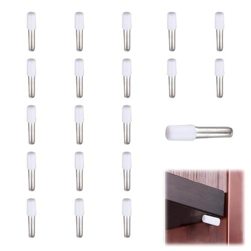 INCREWAY 50 Stück Metall-Schrankregalstifte, ABS-Material, Regalstütze, Heringe für Küchenschrank, Schrank, Bücherregal, Schrank (passend für 5 mm Lochdurchmesser) von INCREWAY