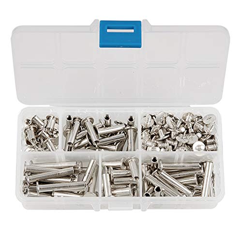 INCREWAY Chicago Schrauben-Nieten, 5 mm x 8/15/20/25/30 mm, vernickelt, 100 Stück INCREWAY Chicago Schrauben-Nieten, 5 mm x 8/15/20/25/30 mm, vernickelt, 100 Stück von INCREWAY