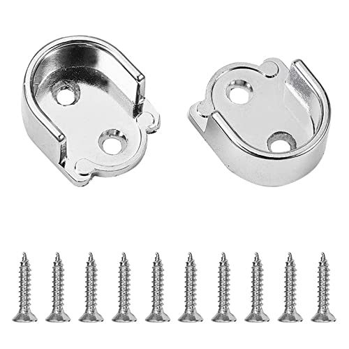 INCREWAY Flansch Halterung, 2 Stück 25 mm Zinklegierung Kleiderstange Flansch Sockel Schrankrohrlager Kleiderstangen-Halterung mit Schraube INCREWAY Flansch Halterung, 2 Stück 25 mm Zinklegierung Kleiderstange Flansch Sockel Schrankrohrlager Kleiderstangen-Halterung mit Schraube von INCREWAY