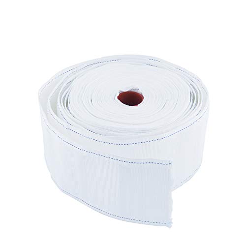 INCREWAY Vorhangband, Polyester, Weiß, 10 m, für Schlafzimmer, Badezimmer, Büro von INCREWAY