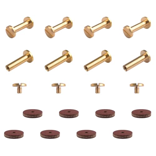 INCREWAY Leder-Hosenträger-Zubehör, Hosenträger-Reparatur-Set, Occidental Suspension Belt System Zubehör, Messing-Verschluss Ersatz für Lederweste, 8 Stück INCREWAY Leder-Hosenträger-Zubehör, Hosenträger-Reparatur-Set, Occidental Suspension Belt System Zubehör, Messing-Verschluss Ersatz für Lederweste, 8 Stück von INCREWAY