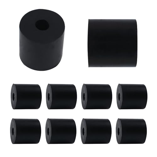 INCREWAY Mehrzweck-Abstandshalter aus Gummi, 25 x 25 x 10 mm, für verschiedene mechanische Geräte, Autos usw. (16 Stück) von INCREWAY