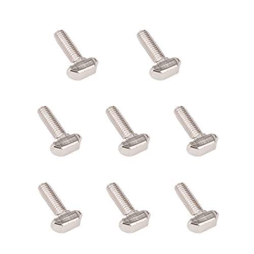 INCREWAY T-Nut Bolzen, 20 Stücke M6*20 T-Mutter Verschluss Werkzeug T-Bolzenschrauben For 30 Series Euro Stand Aluminum Profile von INCREWAY