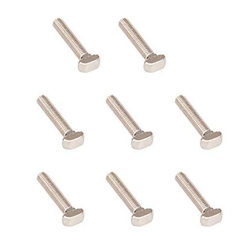 INCREWAY T-Nut Bolzen, 30 Stücke M5*25 T-Mutter Verschluss Werkzeug T-Bolzenschrauben For 20 Series Euro Stand Aluminum Profile von INCREWAY
