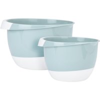 2er Set Rührschüssel 2L / 3,5L -DY54231110-Mint-var von INDA-EXCLUSIV