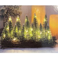 Inda-exclusiv - 2er Set led Tannenbaum Dekoration Batterie-D780220-2er von INDA-EXCLUSIV