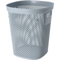 Inda-exclusiv - Abfalleimer Papierkorb Kunststoff 26X26xH30cm-027000230-var-Grau von INDA-EXCLUSIV