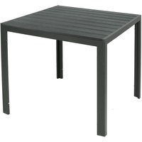 Inda-exclusiv - Alu Non-Wood Gartentisch anthrazit/grau 90x90x74cm-D691915 von INDA-EXCLUSIV