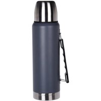 Edelstahl Thermoskanne + Griff + Tragegurt 1Liter-170700550-var-Anthrazit von INDA-EXCLUSIV