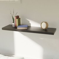 Inda-exclusiv - Hängeregal Wandregal mdf schwarz 100cm -DWR107-Schwarz von INDA-EXCLUSIV