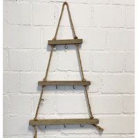 Holz Wand Hängedeko Weihnachtsbaum mit 6 Haken-D425833 von INDA-EXCLUSIV