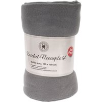 2er Pack Fleece Decke 120x1500cm -D944368-375-Anthrazit-var von INDA-EXCLUSIV
