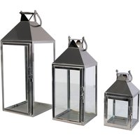 Inda-exclusiv - 3er Laternen Set Edelstahl 25/40/53cm-DMC8130 Inda-exclusiv - 3er Laternen Set Edelstahl 25/40/53cm-DMC8130 von INDA-EXCLUSIV