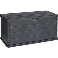 Auflagenbox Sitzbank Kunststoff Anthrazit 340L-DALP22CAN-Gartenbox von INDA-EXCLUSIV