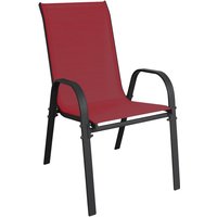 Inda-exclusiv - Stapelsessel Metall kd - Textilen Anthrazit / Bordeauxrot-DMC330885-1stk-var1 Inda-exclusiv - Stapelsessel Metall kd - Textilen Anthrazit / Bordeauxrot-DMC330885-1stk-var1 von INDA-EXCLUSIV