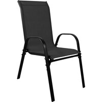 Inda-exclusiv - Stapelsessel Metall schwarz - Textilen Schwarz-DMC330887-1stk-var Inda-exclusiv - Stapelsessel Metall schwarz - Textilen Schwarz-DMC330887-1stk-var von INDA-EXCLUSIV