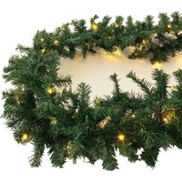 Tannengirlande 810 cm mit 100 LED-DLK067W-TA-1 von INDA-EXCLUSIV