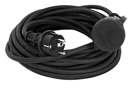 3/5/10/20 Meter Outdoor Kabelverlängerung Verlängerung Verlängerungskabel für außen Kabel Stromkabel, Größen:10 Meter von INDA-Exclusiv