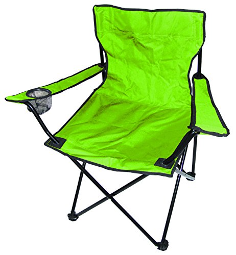 INDA-Exclusiv Anglersessel Campingstuhl Faltstuhl Anglerstuhl Regiestuhl mit Getränkehalter und Tasche, Farben Anglerstühle:Lime von INDA-Exclusiv
