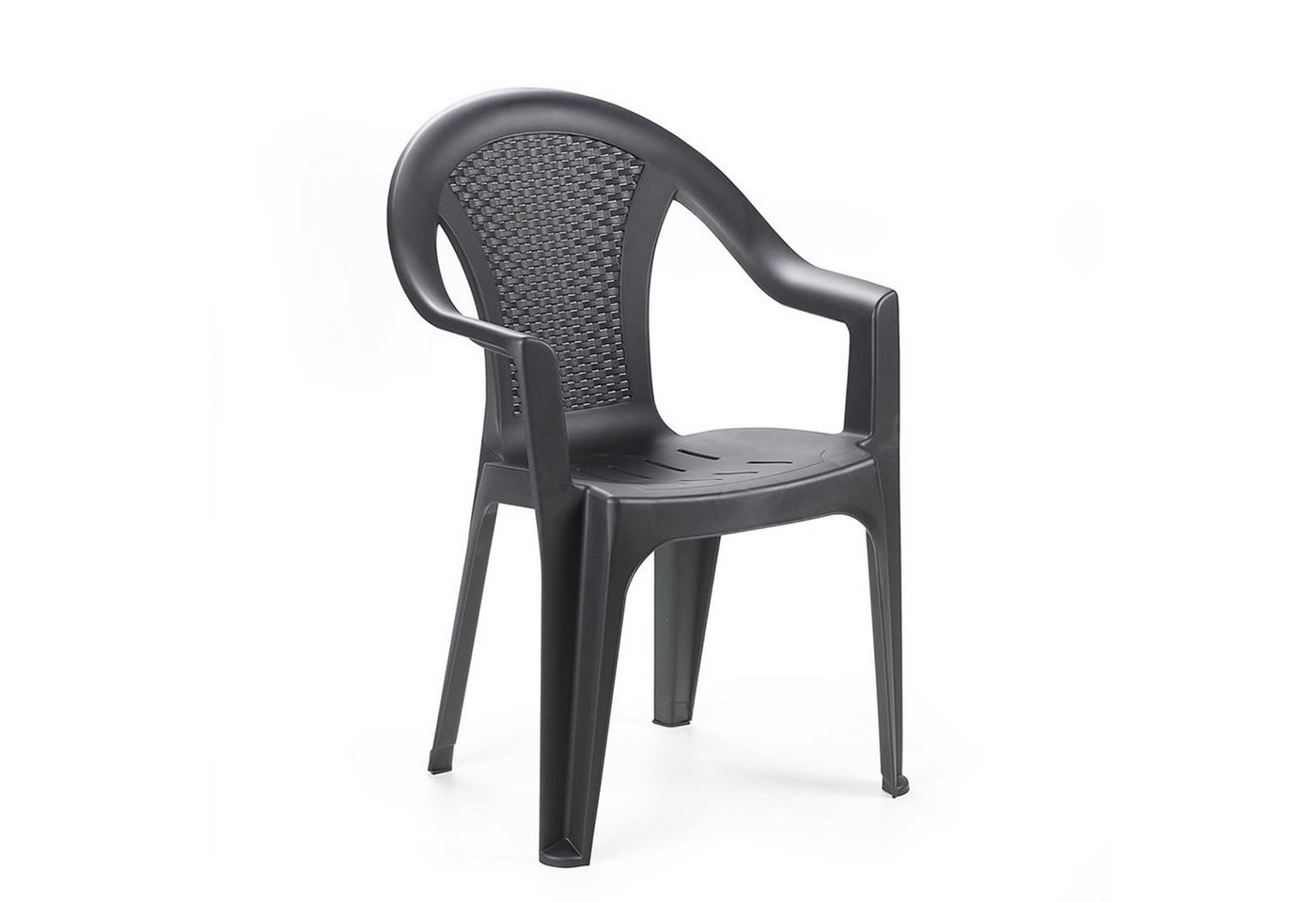 INDA-Exclusiv Armlehnstuhl Gartenstuhl Bistrostuhl Stapelstuhl in Rattan-Optik INDA-Exclusiv Armlehnstuhl Gartenstuhl Bistrostuhl Stapelstuhl in Rattan-Optik von INDA-Exclusiv