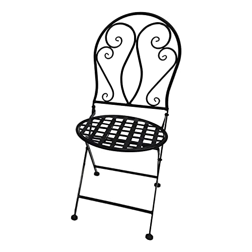 INDA-Exclusiv Gartenstuhl Balkonstuhl Terrassenstuhl klappbar mediterranes Design Klappstuhl Bistrostuhl von INDA-Exclusiv