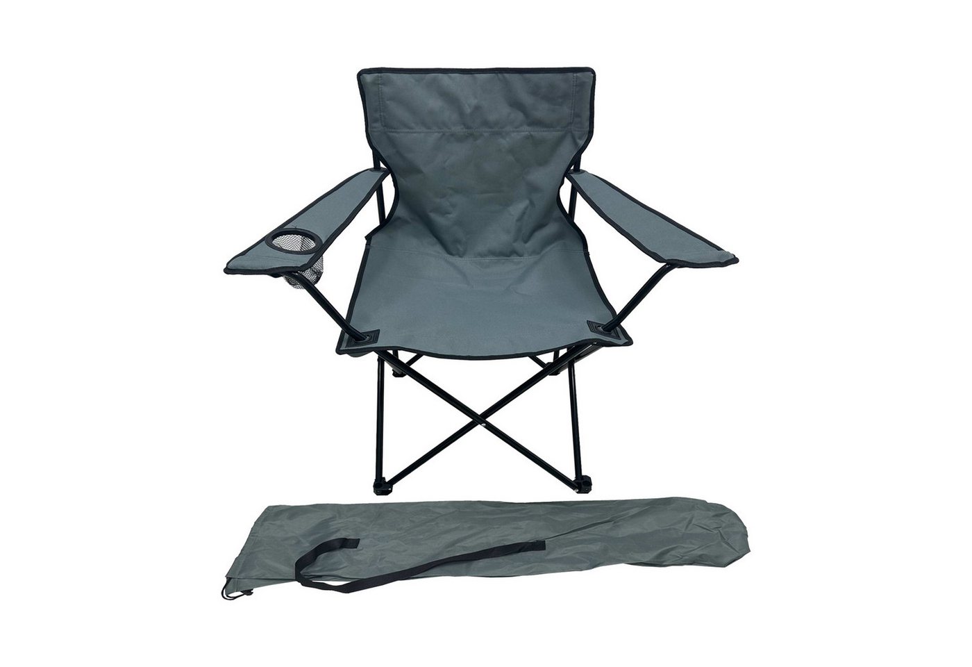 INDA-Exclusiv Klappstuhl Anglersessel mit Getränkehalter und Tasche Dunkelgrau INDA-Exclusiv Klappstuhl Anglersessel mit Getränkehalter und Tasche Dunkelgrau von INDA-Exclusiv