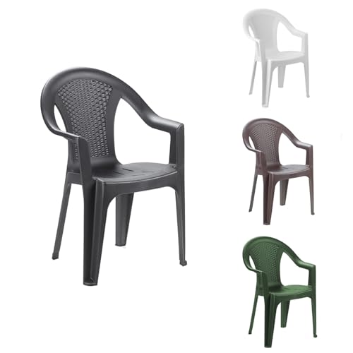 INDA-Exclusiv Stapelstuhl Gartenstuhl Gartenstuhl Bistrostuhl Gartensessel stapelbar Rattan-Optik Balkonmöbel Gartenmöbel Anthrazit, Farben:Anthrazit, Mengen:1 Stück INDA-Exclusiv Stapelstuhl Gartenstuhl Gartenstuhl Bistrostuhl Gartensessel stapelbar Rattan-Optik Balkonmöbel Gartenmöbel Anthrazit, Farben:Anthrazit, Mengen:1 Stück von INDA-Exclusiv