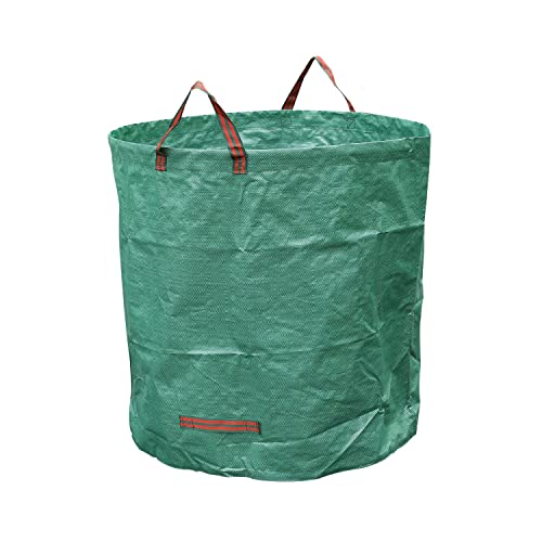 INDA-Exclusiv XXL 500L Gartenabfalltasche Rasensack Grünschnitttasche Gartenabfallsack rund Laubsack Kunststoffring von INDA-Exclusiv