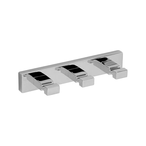 INDA Lea Wandgarderobe, Messing, Weiß, 5 x 17 x 3 cm von INDA