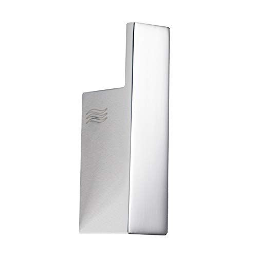 INDA A1520ACR Divo Wandgarderobe, Messing, Chrom, 3 x 2 x 8 cm von INDA