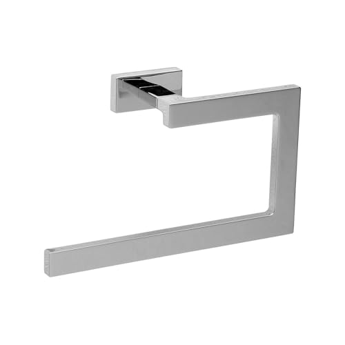 Inda A18160CR Lea Handtuchhalter, Messing, verchromt, 6 x 22 x 14 cm von INDA