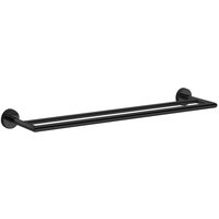 Inda - Gealuna Doppelhandtuchhalter aus schwarzem Stahl, L. 50 cm Inda - Gealuna Doppelhandtuchhalter aus schwarzem Stahl, L. 50 cm von INDA