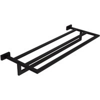 Inda - Handtuchhalter mit Handtuchhalter Lea schwarz L.66 cm Inda - Handtuchhalter mit Handtuchhalter Lea schwarz L.66 cm von INDA