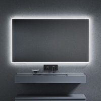 Inda - LED-Spiegel Pirano+ 140x80cm satiniert Licht und Intensität dimmbar von INDA