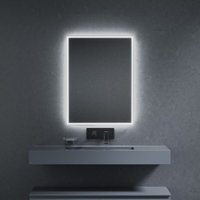 Inda - LED-Spiegel Pirano+ 60x80cm satiniert Licht und Intensität dimmbar Inda - LED-Spiegel Pirano+ 60x80cm satiniert Licht und Intensität dimmbar von INDA