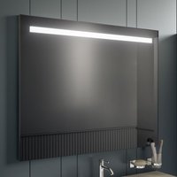 Inda - Lea LED-Spiegel 80x80cm mit Draht und satiniertem Rahmen von INDA