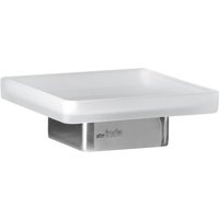 Inda - Seifenschale Lea glänzend Chrom/satiniertes Glas Inda - Seifenschale Lea glänzend Chrom/satiniertes Glas von INDA