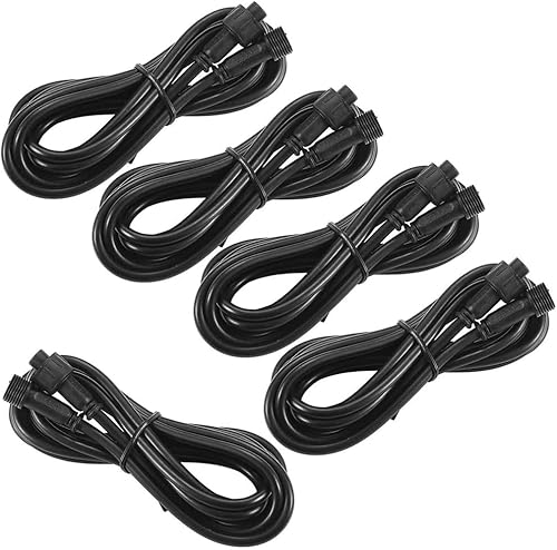 INDARUN 5 Stück 4 Pins 2 m Verlängerungskabel für Kabel der RGB-Einbauleuchten für den Außenbereich von INDARUN