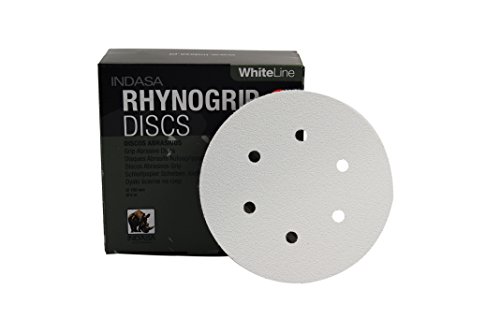 INDASA – Festplatte Rhynogrip weiß Line Ø150 6 F P80 von INDASA