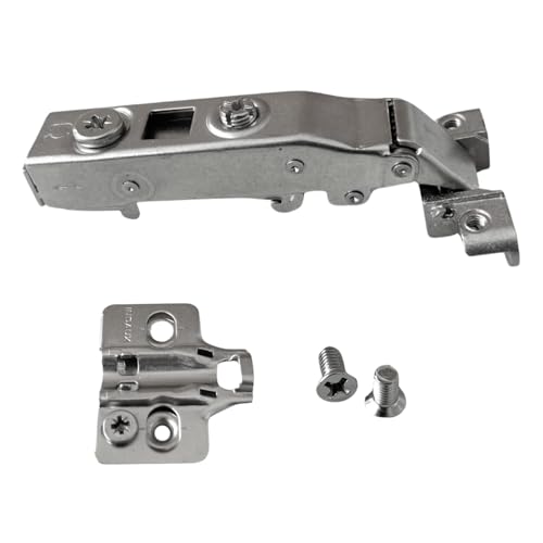 Gedämpftes Scharnier für Türen aus Aluminium mit 3D-Sockel – drei Halme erhältlich (0 Halsumfang) von INDAUX