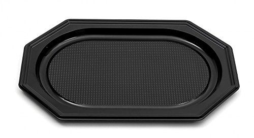 Inde Catering- Trays schwarz, 550 x 360 x 30 mm, 1167, 10 Stück von INDE