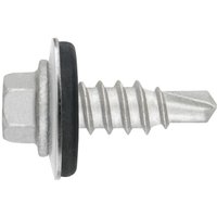 Box mit 500 - Selbstbohrschraube mit Sechskantkopf und Unterlegscheibe - Reduzierte Bohrspitze - Edelstahl A2 6,25 x 25 P-16 - Box mit 500 Box mit 500 - Selbstbohrschraube mit Sechskantkopf und Unterlegscheibe - Reduzierte Bohrspitze - Edelstahl A2 6,25 x 25 P-16 - Box mit 500 von INDEX A PERFECT FIXING